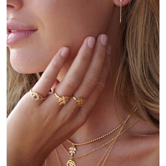 With Love Darling, Rainbow Eye Ring, NWT, Multiple Sizes - Picture 5 of 5